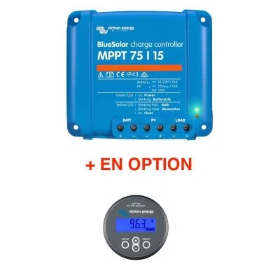 Régulateur de charge BlueSolar MPPT 75/15 Victron Energy