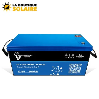 Batterie Ultimatron décharge lente Lithium LiFePO4 12,8V 100AH - Chauffage  intégré - 354x175x190 MM Underseat