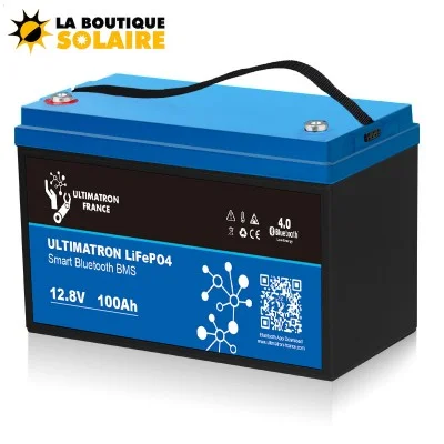 Kit Batterie Lithium 12V-100Ah ULTIMATRON + chargeur Bluetooth 15A